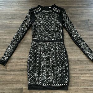 Bodycon embellished dress